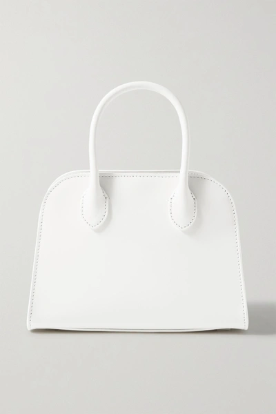 The Row Women's Mini Margaux Leather Bag In Snow