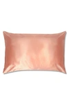 Slip For Beauty Sleep Pure Silk Pillowcase In Peach