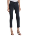 Ag Prima Sateen Mid-rise Crop Cigarette Pants In Pressure