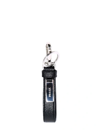 Prada Keychain In Black