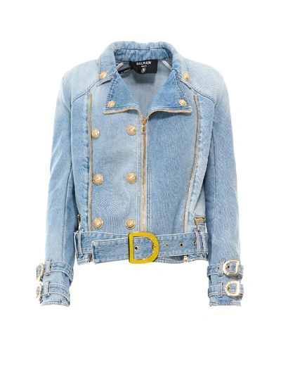 Balmain Jacket In Blue