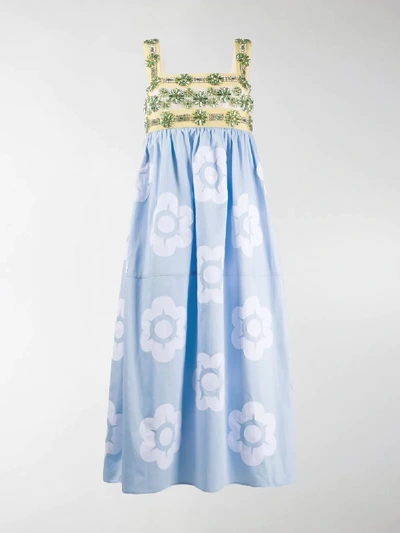 strapless midi summer dress Badgley Mischka Strapless Floral Sheath Midi Dress SC4341