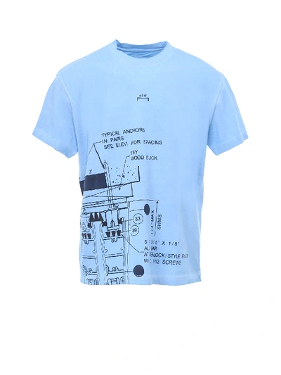 A-cold-wall* T-shirt In Blue