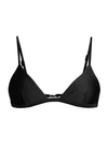 Matteau Wrap-tie Triangle Bikini Top In Black