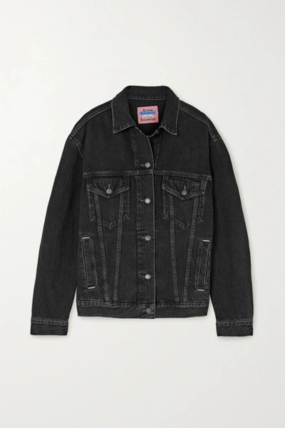 Acne Studios Oversized Denim Jacket In Black