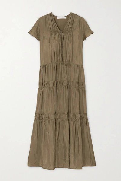 slim fit dress slacks Chloe ( by Phoebe Philo ) S/S 2005 runway green dress – InLouve main image 0