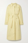 JACQUEMUS Camiseto belted cotton trench coat