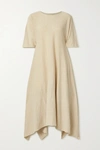 LAUREN MANOOGIAN Plane organic cotton and linen-blend maxi dress