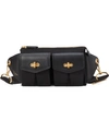Kate Spade Cargo Nylon Medium Sling Bag In Black/gold
