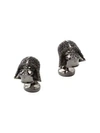 Cufflinks, Inc Star Wars Darth Vader Crystal Helmet Cufflinks In Black