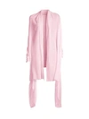 White + Warren Spray-dyed Woven Cashmere Wrap In Rose Water