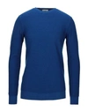 Paolo Pecora Sweaters In Blue