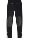 BURBERRY PANELLED SKINNY TROUSERS