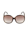 GIVENCHY 63MM ROUND SUNGLASSES,400012395226