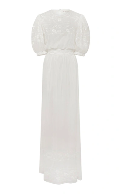 All That Remains Jean Dress In White