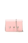 ALEXANDER MCQUEEN CARD HOLDER WITH SKULL AND CHAIN,11335482