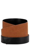 PINKO TAYLOR LEATHER OBI-BELT,11333162