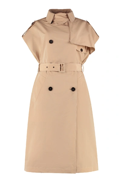 Givenchy Sleeveless Trench Coat In Sand