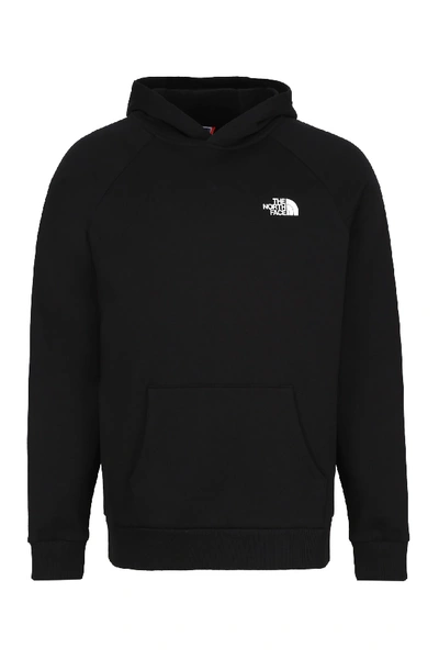 The North Face Chest Logo-print Hoodie In Black
