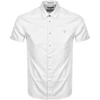 TED BAKER TED BAKER OXFORD SHORT SLEEVED SHIRT WHITE,131622