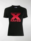 BALENCIAGA X-RATED印花T恤,15263531
