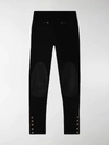 BURBERRY PANELLED SKINNY TROUSERS,15267112
