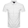 AQUASCUTUM AQUASCUTUM STAFFORD TWILL SHORT SLEEVE SHIRT WHITE,132617