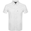 AQUASCUTUM AQUASCUTUM CASPER POPLIN SHORT SLEEVE SHIRT WHITE,132594