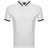 ARMANI EXCHANGE ARMANI EXCHANGE SHORT SLEEVE POLO T SHIRT WHITE,133330