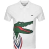 LACOSTE LACOSTE X JMT SHORT SLEEVED POLO T SHIRT WHITE,133740