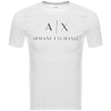 ARMANI EXCHANGE Armani Exchange Crew Neck Logo T Shirt White,133940