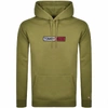 TOMMY JEANS TOMMY JEANS EMBROIDERED BOX LOGO HOODIE KHAKI,132243