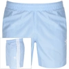 Adidas Originals Adidas Men's Originals 3-stripes Swim Shorts In Blue