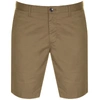 Michael Kors Rear Patched Plain Shorts In Brown