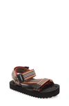 BURBERRY K1 MINI PATTERSON SANDAL,8027053