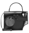 OFF-WHITE METEOR 2.8 JITNEY LEATHER TOTE,P00449991