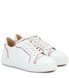 CHRISTIAN LOUBOUTIN VIEIRISSIMA LEATHER SNEAKERS,P00467120