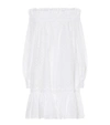 ERDEM BLANCA OFF-SHOULDER COTTON DRESS,P00469758