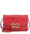 DOLCE & GABBANA DG AMORE LEATHER CLUTCH,P00441756