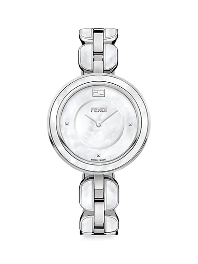 Fendi My Way Stainless Steel & Mother-of-pearl Bracelet Watch