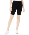 CALVIN KLEIN JEANS EST.1978 HIGH-WAIST RIBBED BIKE SHORTS