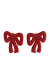 REBECCA DE RAVENEL TIE ME UP CORD CLIP-ON EARRINGS,15310697