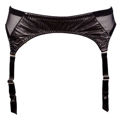 Something Wicked Montana Leather Suspender Garter Belt