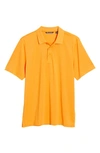 Cutter & Buck Forge Drytec Solid Performance Polo In Orange Burst