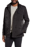 JOHN VARVATOS CONNOR HOODED WATER REPELLENT FIELD JACKET,O1940W1B-BSBB