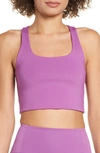 Girlfriend Collective Paloma Sports Bra In Wildflower