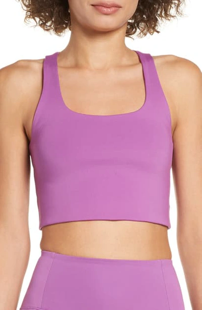 Girlfriend Collective Paloma Sports Bra In Wildflower