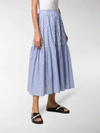 STAUD ORCHID STRIPED MAXI SKIRT,168404914400504