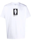 BURBERRY WHITE SWAN PRINT LOGO T-SHIRT,8155D76E-1BD6-8B44-445F-FD4016D9644B