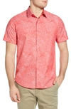 Robert Graham Men's Andretti Paisley Short-sleeve Sport Shirt In Coral